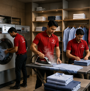 QUICK WASH & STEAM IRONING 180 MINUTES DELIVERY